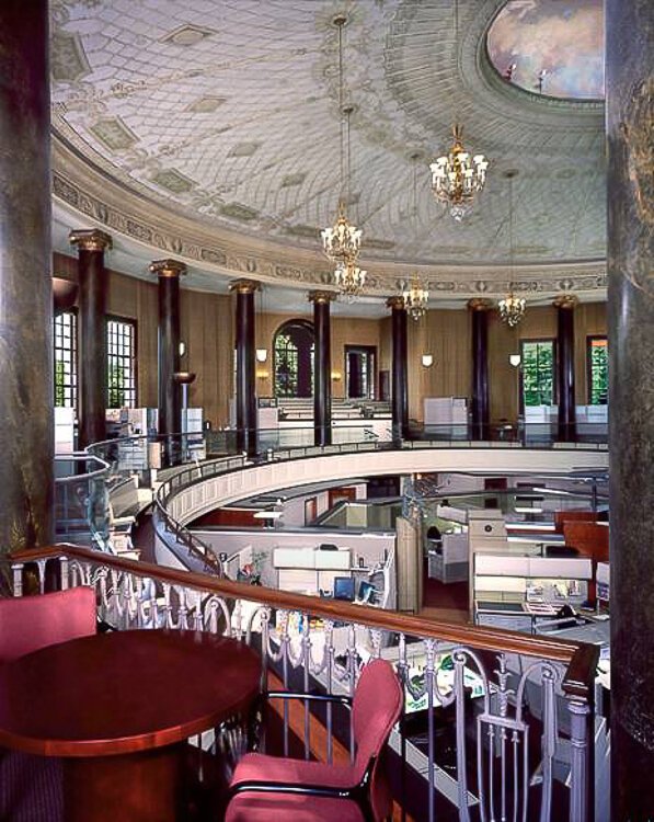 Interior of the former First Church of Christ, Scientist