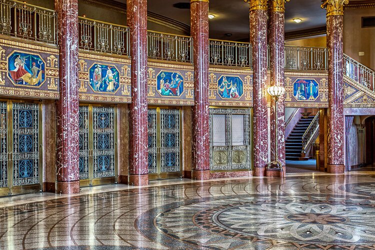 The Bogomolny-Kozerefski Grand Foyer at Severance Hall