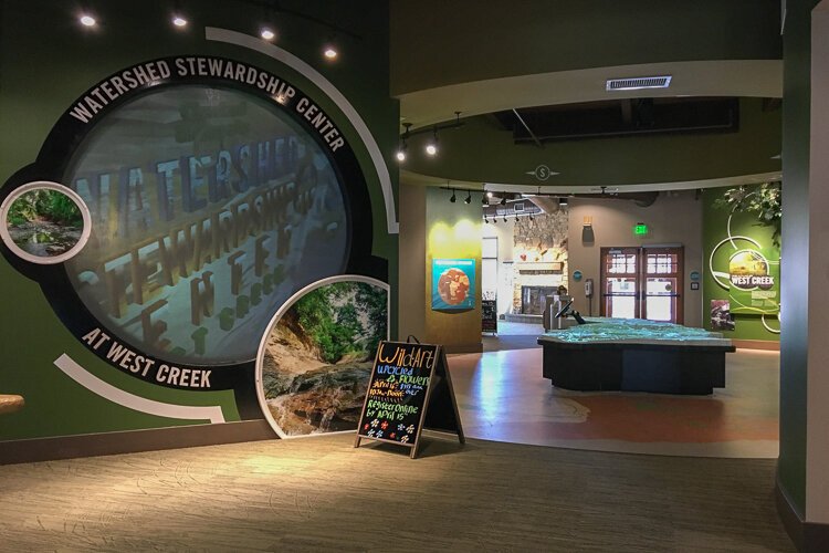 Entrance area of the spacious Center.