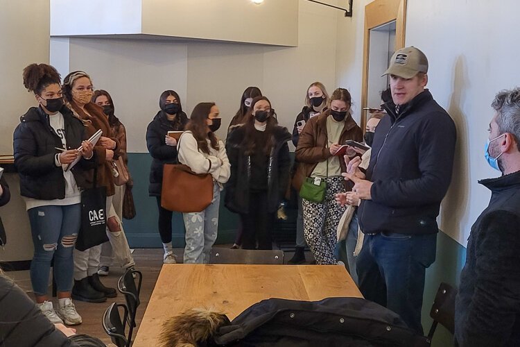 Kent State Design Studio Project Site Visit in Ohio City