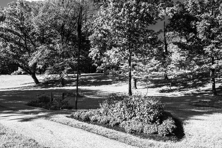 The African American Garden (1977) remained undeveloped until 2016 when the planning began for a three-phase project to tell the story of the past, present, and future of the African American community. Dedicated October 23, 1977.