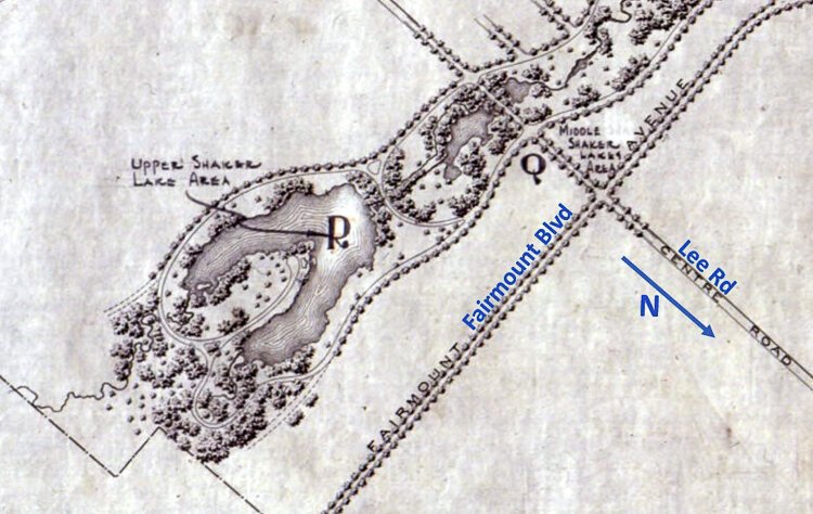 Bowditch and Pratt, 1894. "Cleveland Parks and Parkways' (detail)