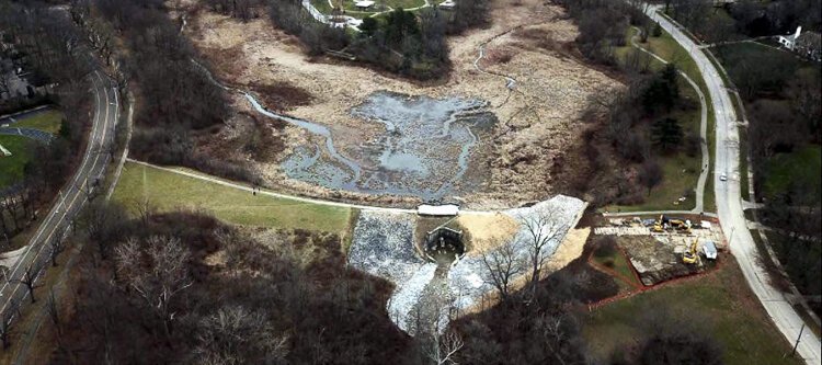Horseshoe lakebed looking east, March 2022
