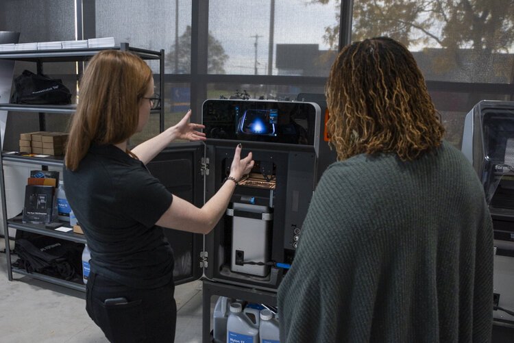 Laser printing demo at MAGNET’s new HQ facility