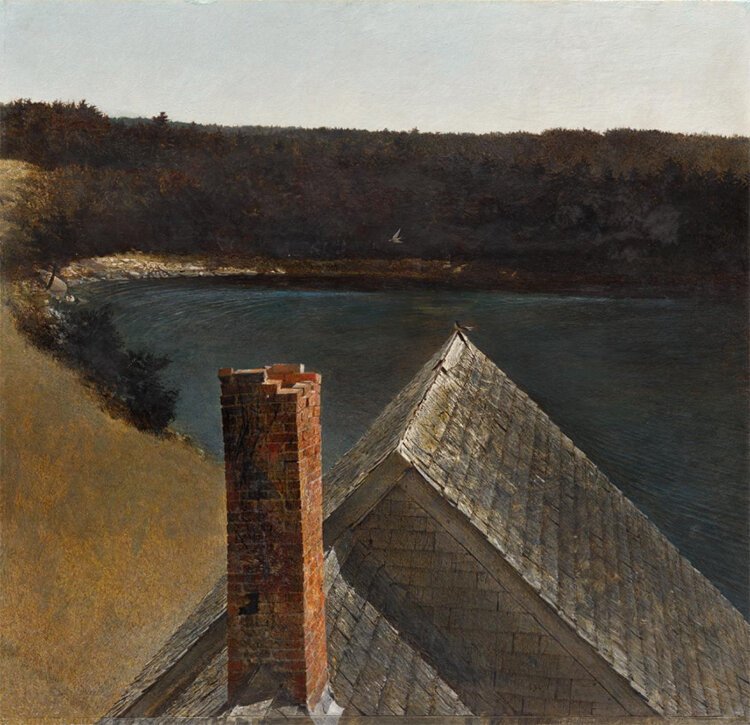End of Olsons 1969 - artist Andrew Wyeth