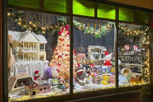 Toys, Dolls and Minis Christmas window display
