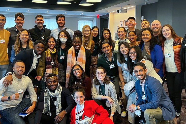 Kwame Botchway & Global Shapers Curators from from North America & Carribeans.