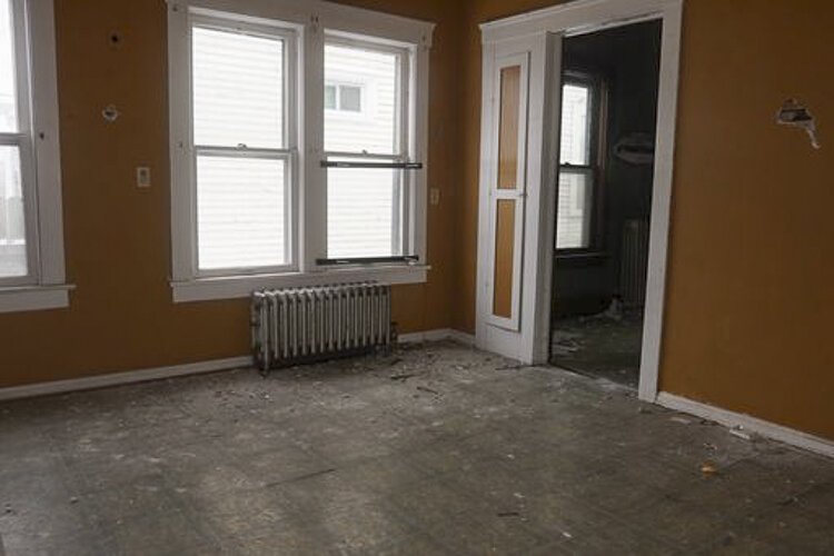 Interior of the Norwood house