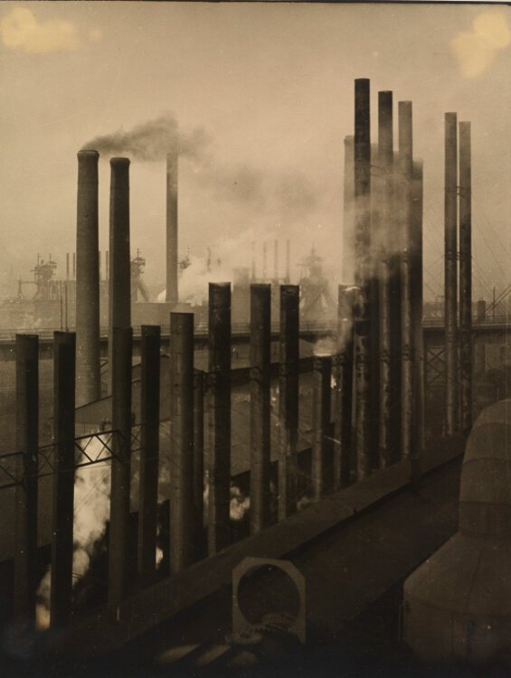 Smokestacks, Otis Steel Co., Cleveland 1928