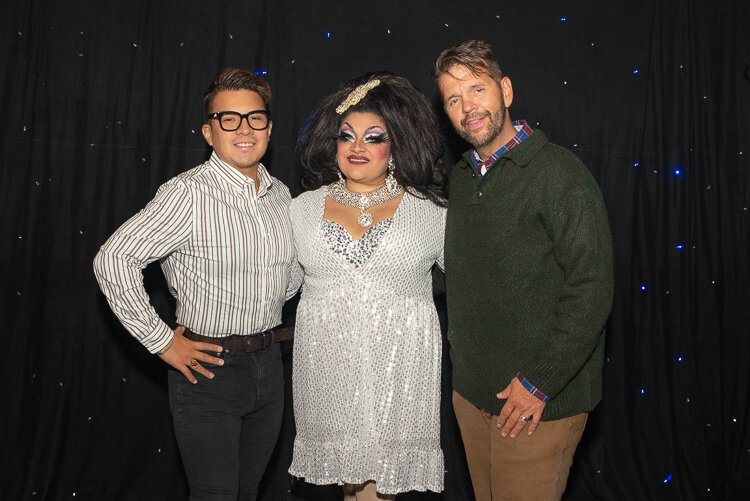 Kevin Briggs , Sascha Mascias and John Briggs at Vibe Bar & Patio