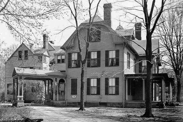 Home of James A. Garfield in Mentor Ohio taken in the 50’s, he purchased the home in 1876.