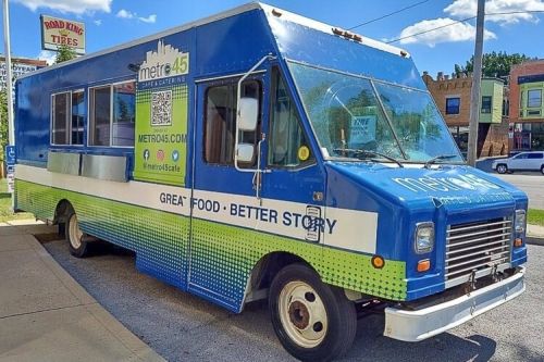 The new Metro45 food truck. Great Food, Better Story.
