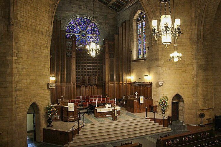Epworth-Euclid United Methodist Church sanctuary