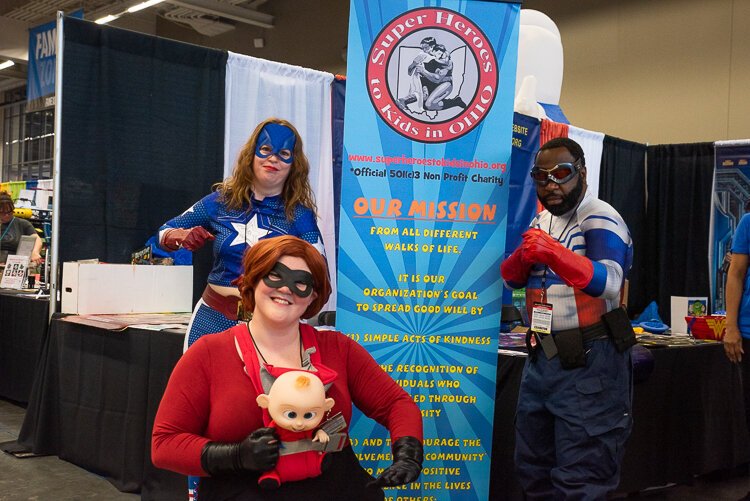 Akron based Super Heroes to Kids in Ohio is a non-profit organization performing random acts of kindness for children facing adversity.