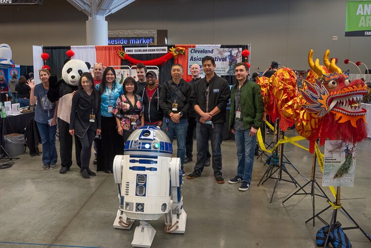 Cleveland Asian Festival booth at Fan Expo Cleveland 2022