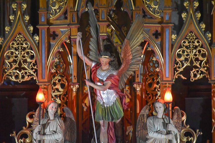 St. Michael interior detail