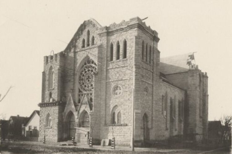 St. Michael's under construction 1880s 