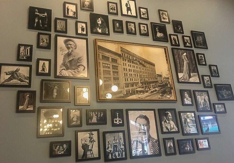 Republic Food and Drink pays tribute to its forerunner by displaying many of the original signed photographs from Otto Moser’s.