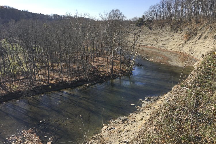 View from atop Fort Hill.