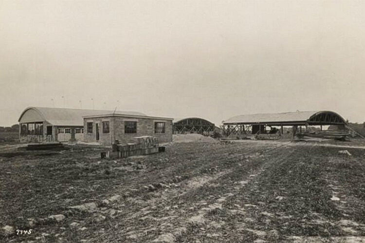 Construction of US Air Mail at Cleveland Municipal Airport