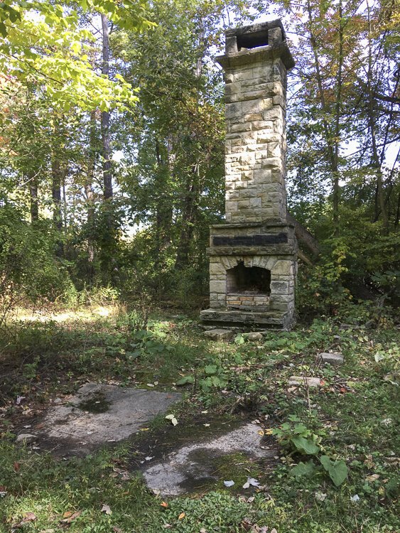 And then there was a fireplace--just a fireplace