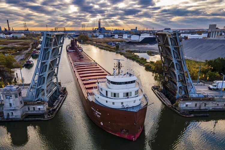 Interlake Steamship Co. launches first cargo ship to hit the Great ...
