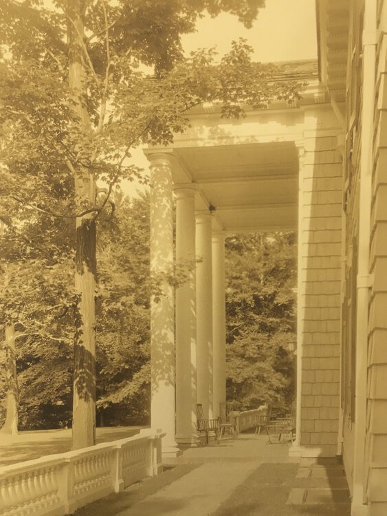 Photo taken by George Edmondson to document Franchester circa 1919