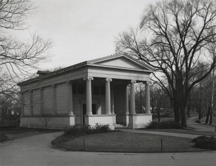 Wade Memorial Chapel, a landmark in Lake View Cemetery