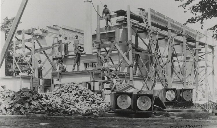 Wade Memorial Chapel, a landmark in Lake View Cemetery