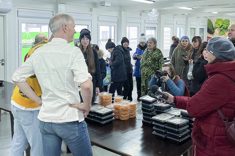 Brandon’s first day working with Chef Klopotenko in Ukraine