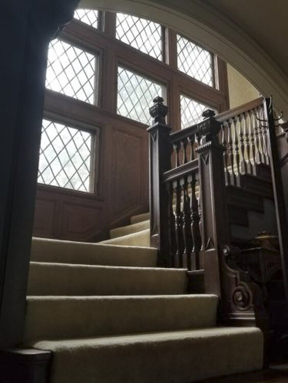 Interior shot of “Katewood” located at 9511 Lakeshore Blvd.