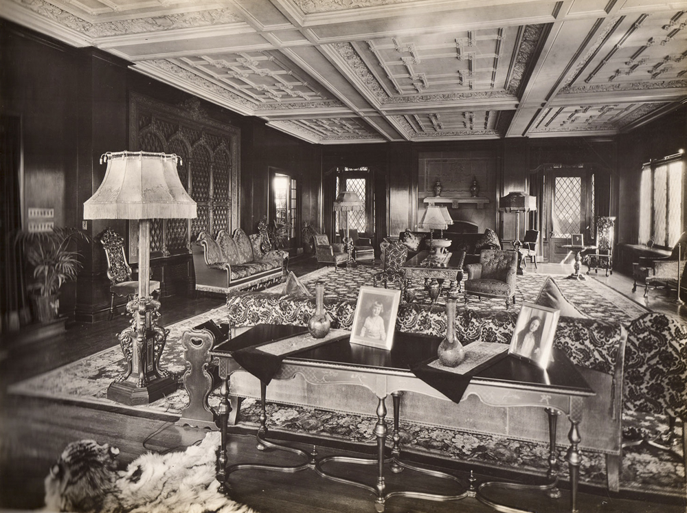 Once residence of Mr. J. R. Nutt in Cleveland Heights, Ohio  designed by Cleveland architect Harlen E. Shimmin by photographer C. T. Meacham