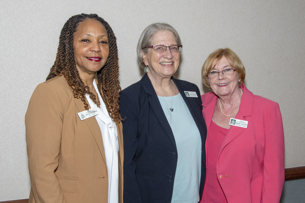 Cleveland Heights Council Members Davida Russell, Gail Larson and President of Council Melody Joy Hart