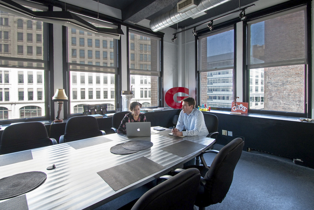 Goldfarb meeting room in the Caxton Building