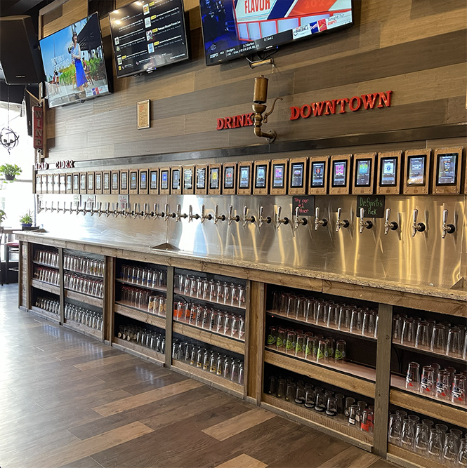 Whistle & Keg Taproom in the Caxton Bldg.