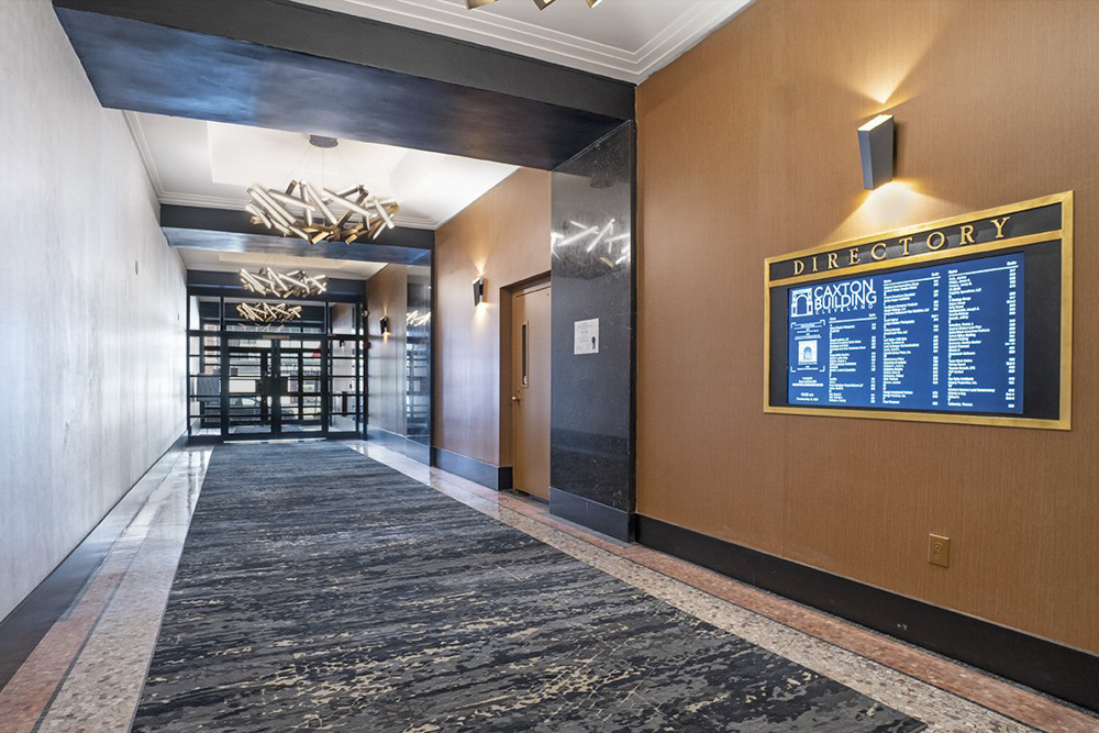 Caxton Building lobby