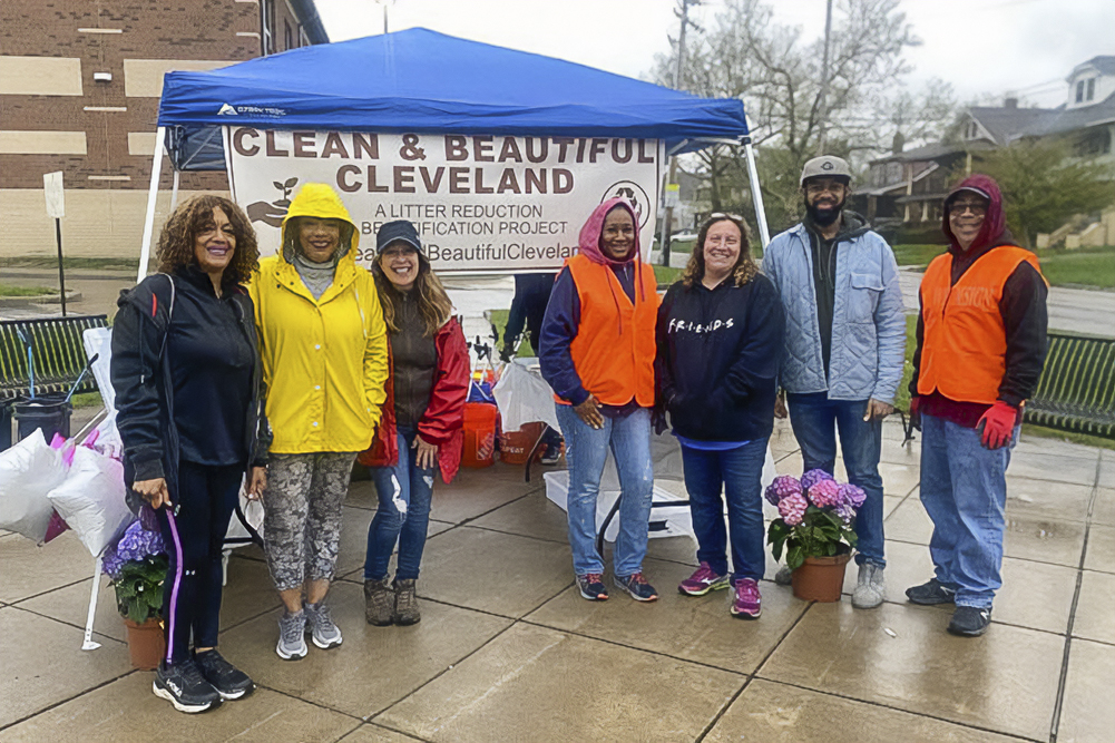 Clean and Beautiful Cleveland Block2Block community advocacy team