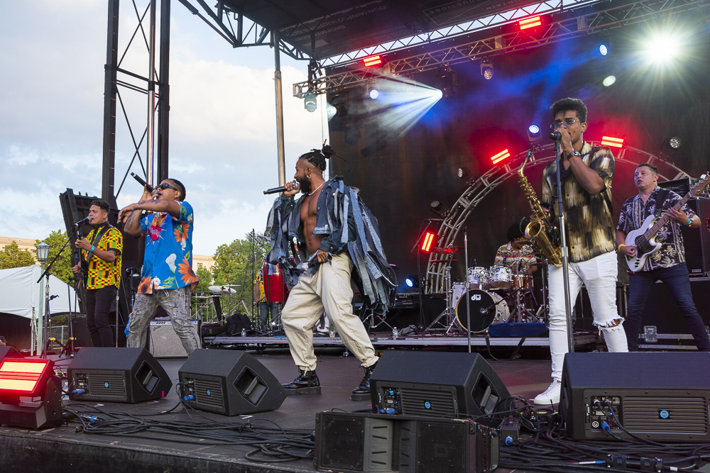 Bazurto All Stars performing at CMA Solstice 2023