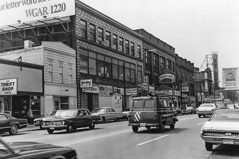 Euclid-East 105th Area, 1970 shows several businesses either owned by or leased from Winston Willis