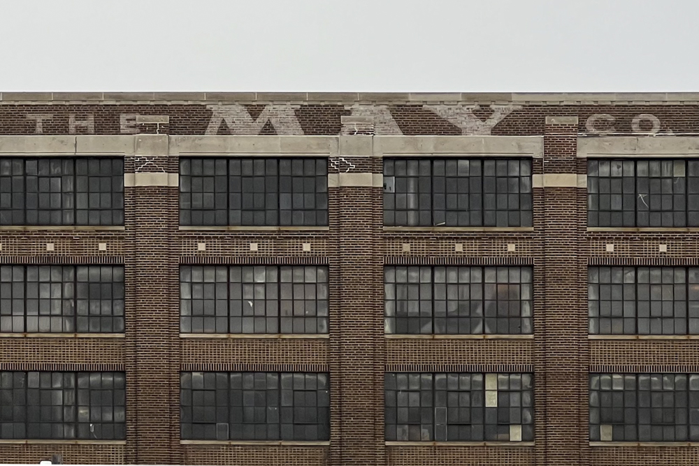 The May Company’s old warehouse at E. 43rd and Payne Ave