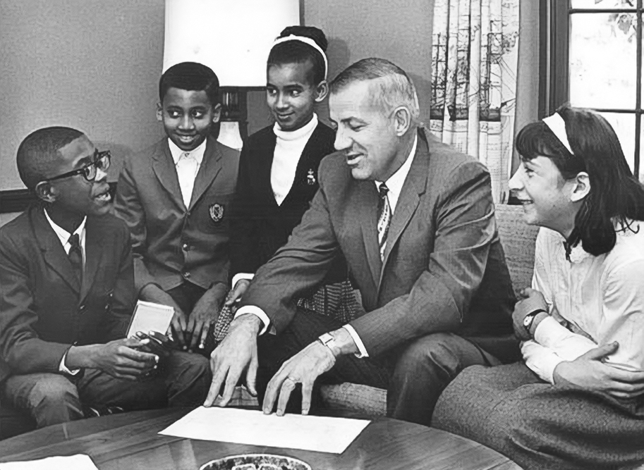 Shaker schools superintendent John H. Lawson in 1966
