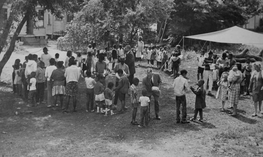 Calvary would offer youth and community programs in vacant lots that were scattered around the neighborhood, ca. 1950s - 1960s