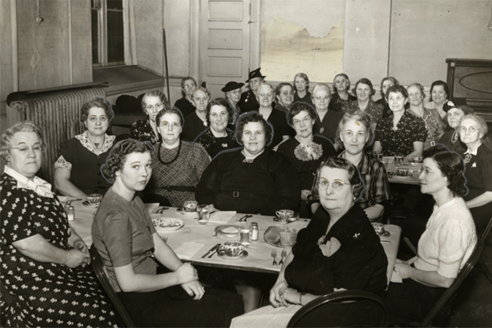 Pilgrim Church Mothers Club 1940