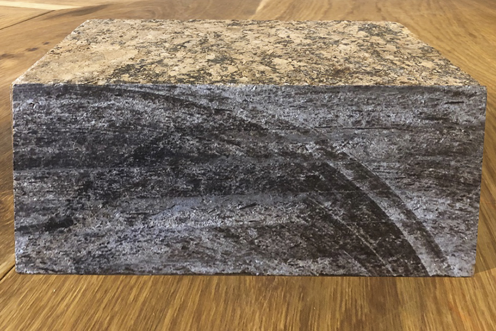 A bio brick made from the Redhouse Studios bio-cycler process concept
