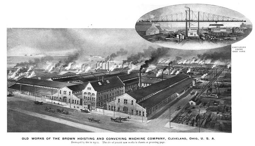 In 1900, a fire destroyed the original factory complex on Hamilton Avenue
