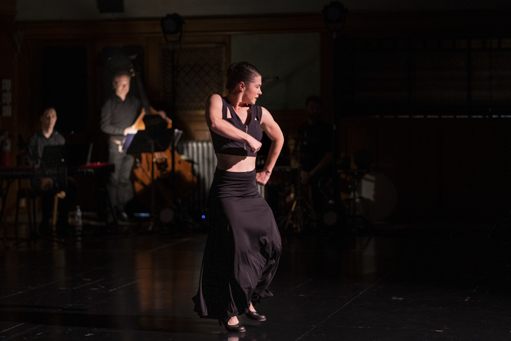 Dancer Rebecca Aslanis of Abrepaso Flamenco