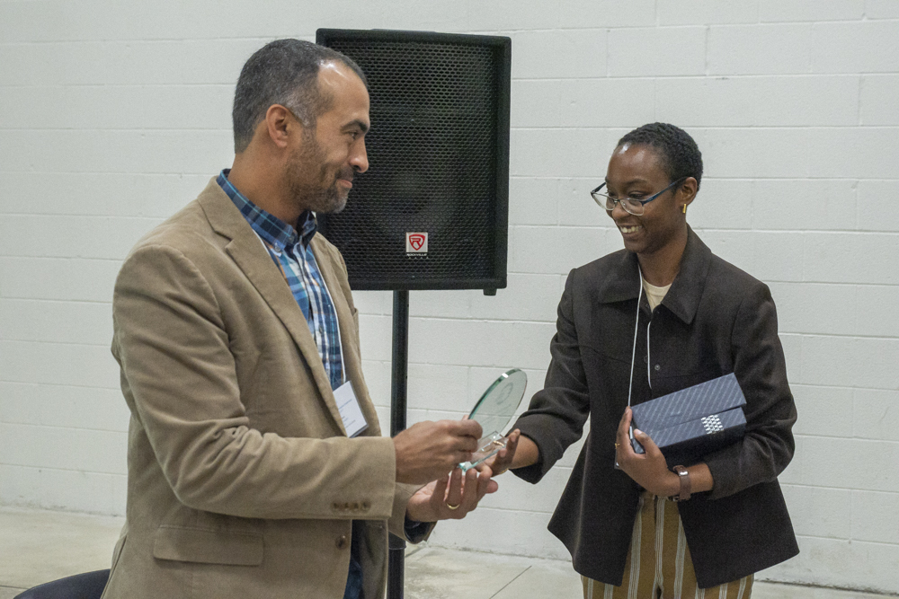 David Wilson received the "Outstanding Partner" award on behalf of the Black Environmental Leaders Association