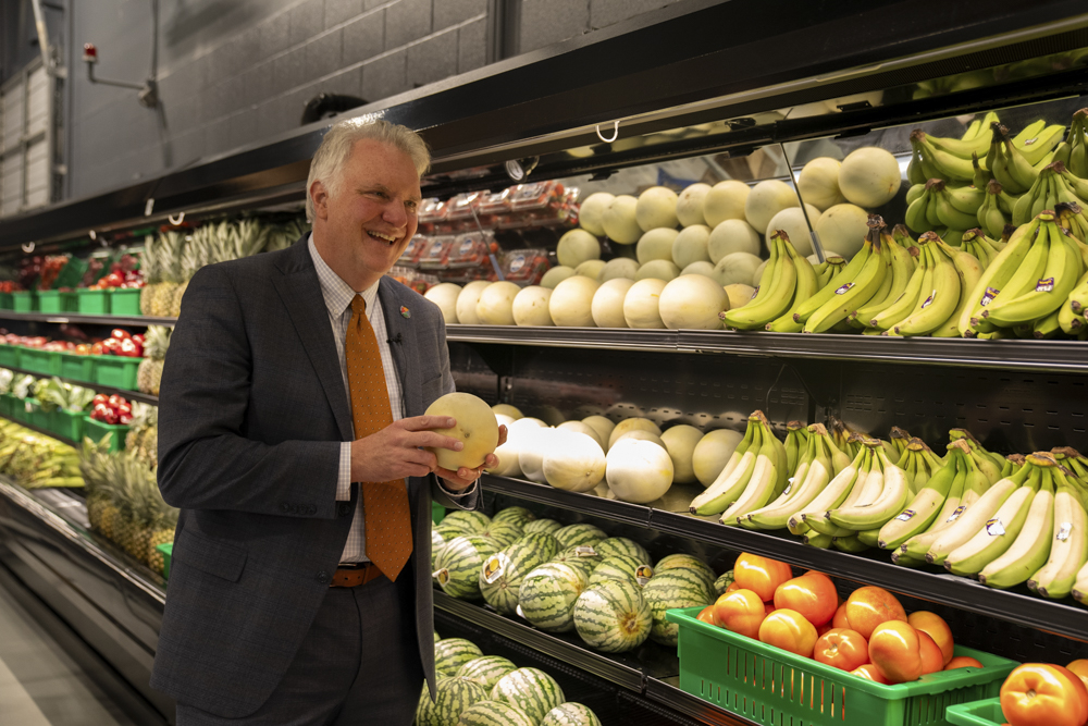Cuyahoga County Executive Chris Ronayne at the GCFB opening