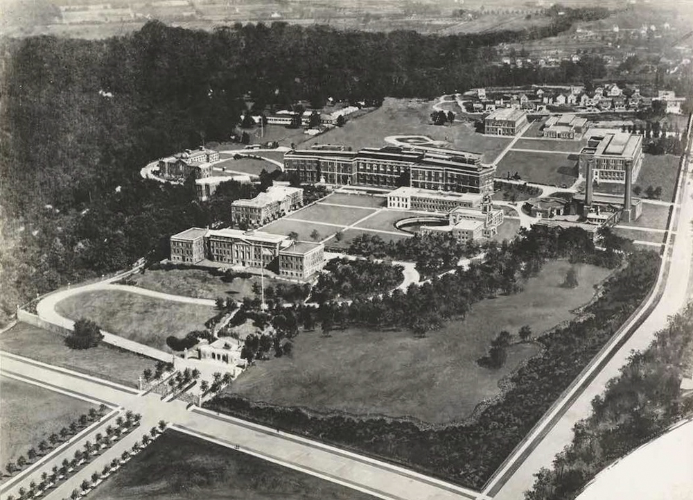 Aerial View of Nela Park, 1924