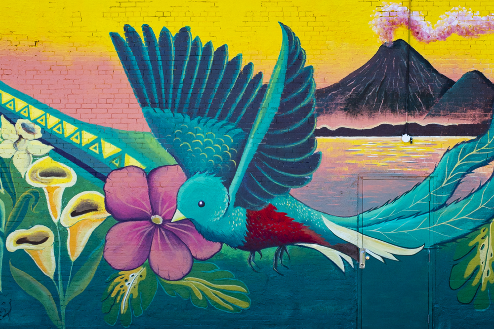 Guatemala mural detail